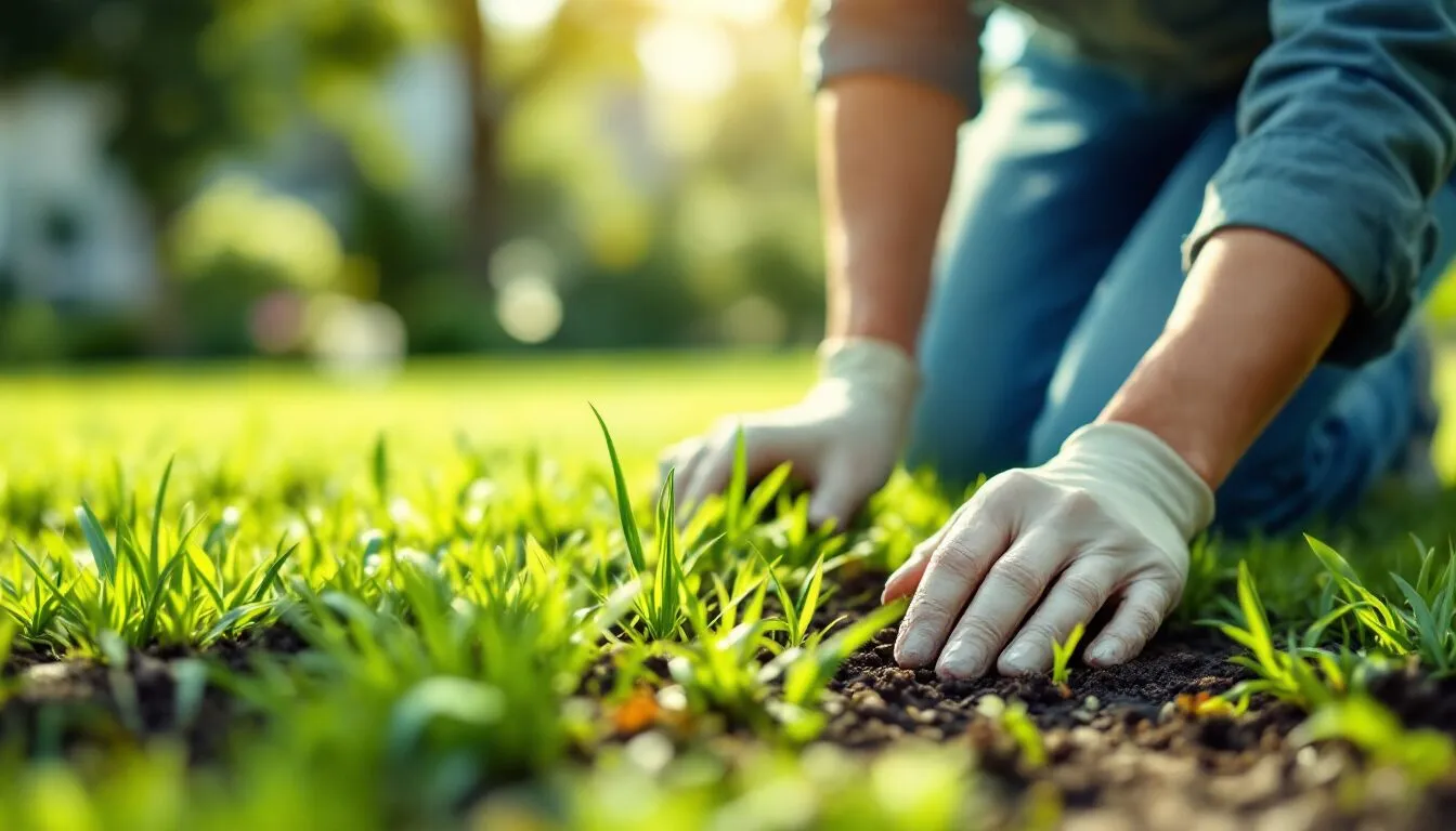 comment enlever les mauvaises herbes sur une pelouse