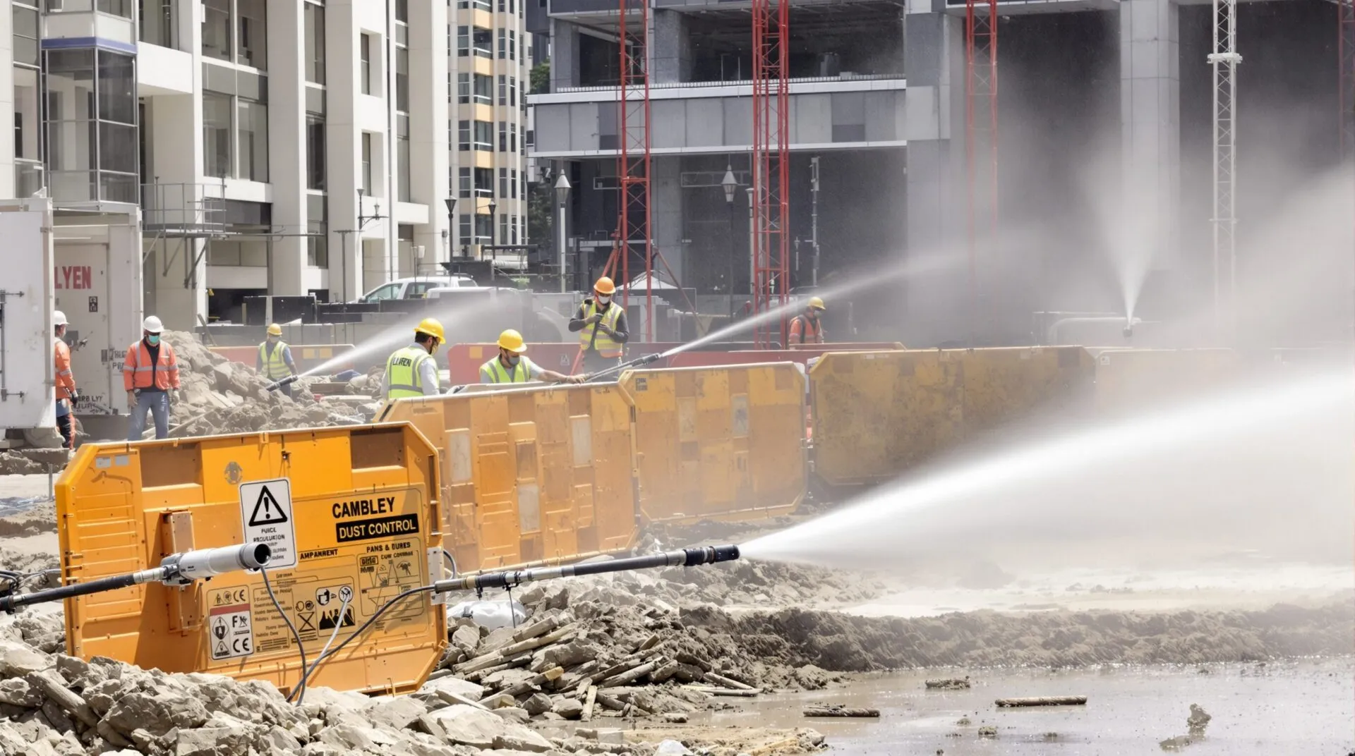 Comment lutter contre les poussières sur un chantier BTP ?