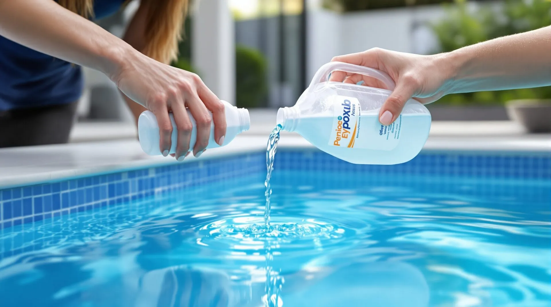 peroxyde d'hydrogène piscine eau verte