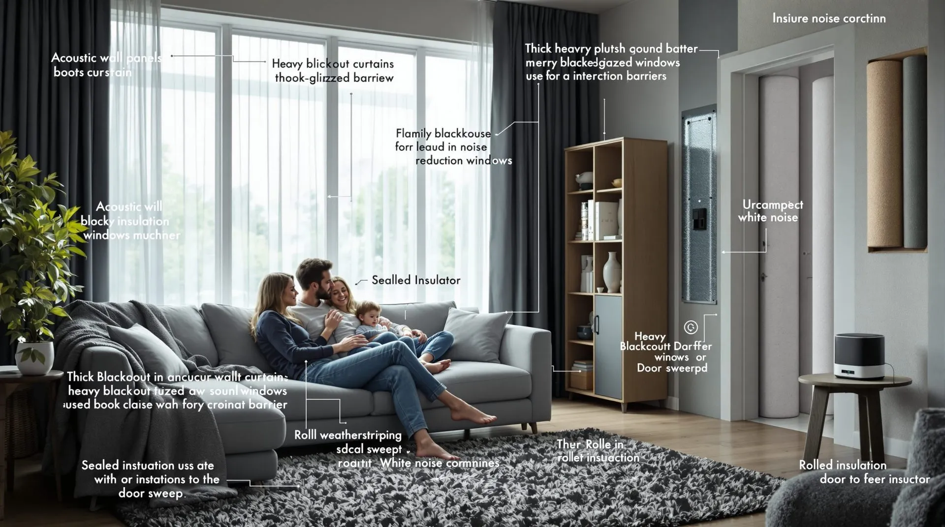 comment reduire le bruit dans une maison