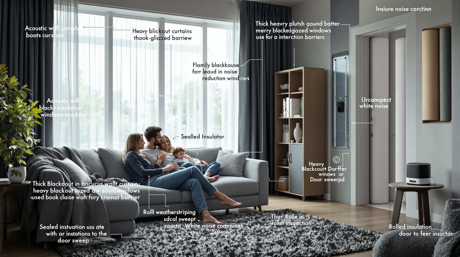 comment reduire le bruit dans une maison