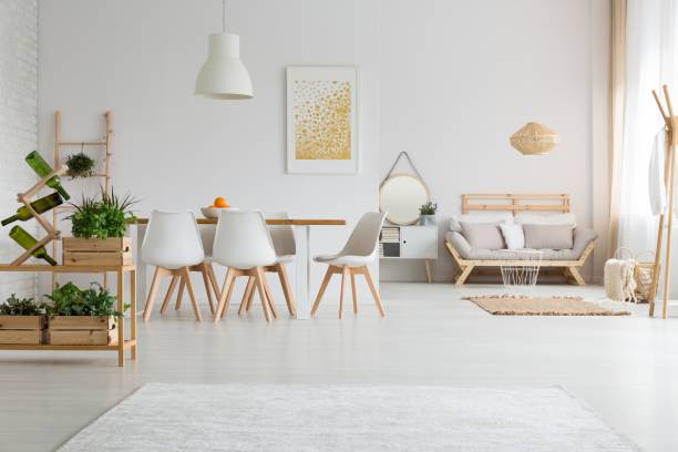 salon design meubles bois style scandinave