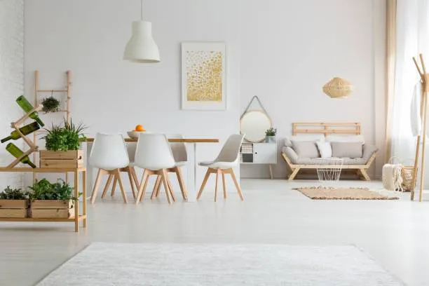 salon design meubles bois style scandinave