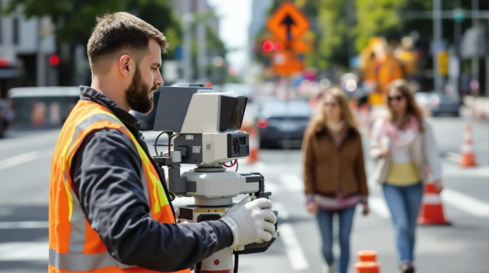 radar de chantier flash