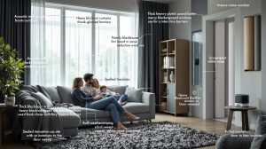 comment reduire le bruit dans une maison