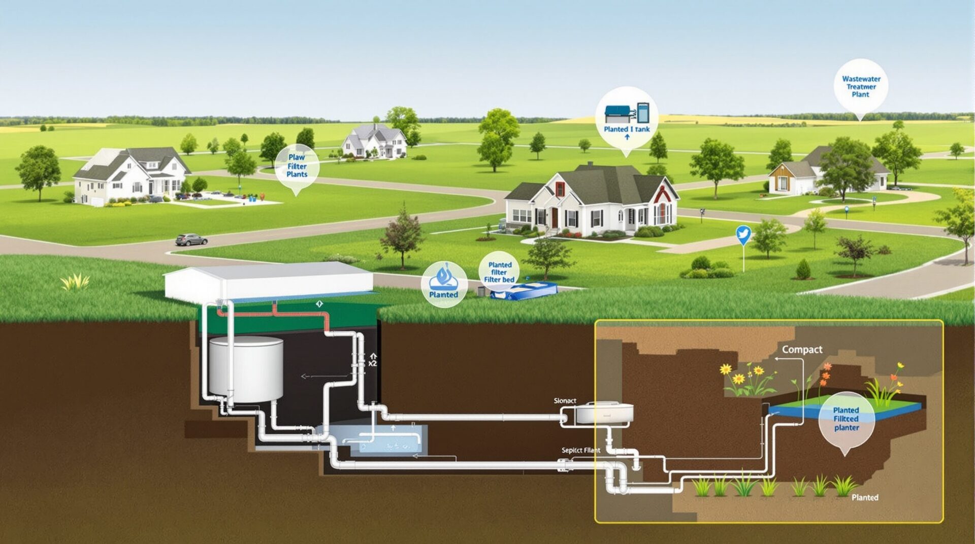 Habitations résidentielles : quelles sont les différentes solutions d’assainissement individuel et comment bien les choisir ?