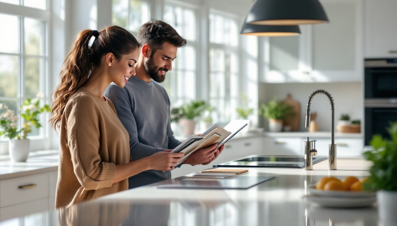 plan de travail sur mesure