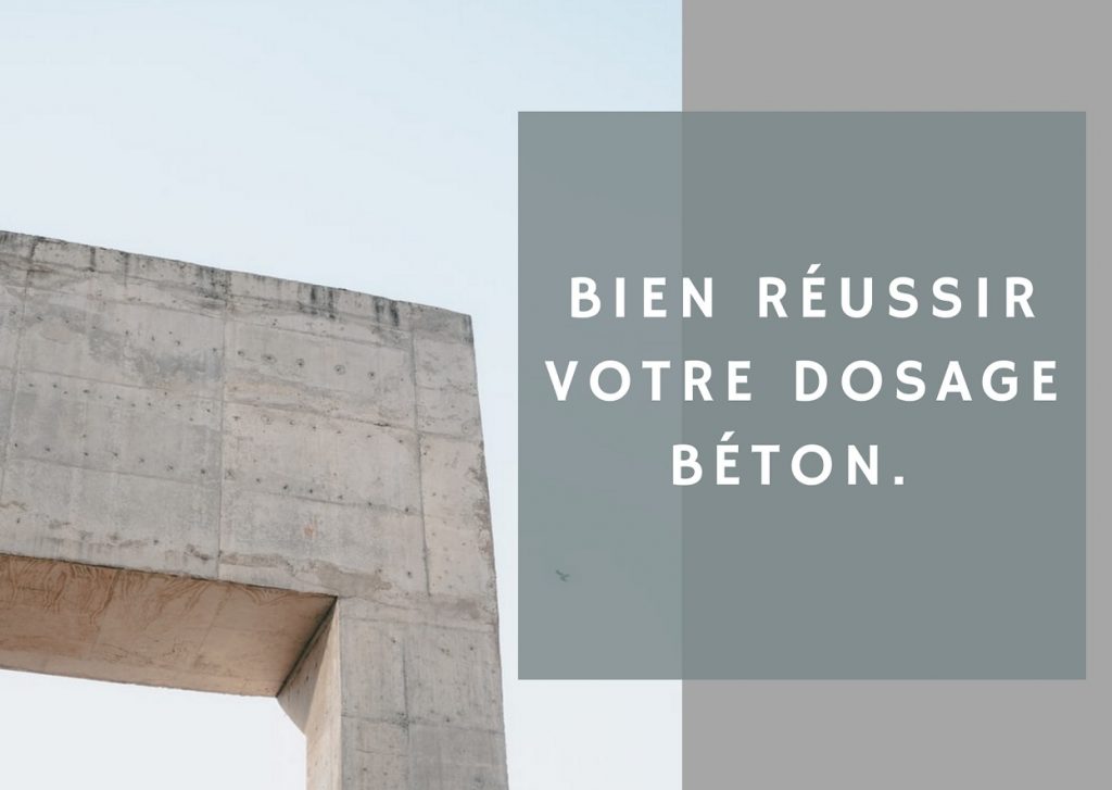 Dosage béton