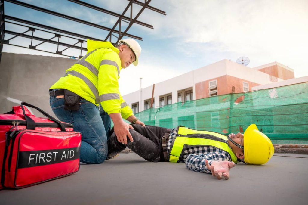 trousse secours chantier BTP