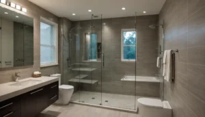 paroi de douche pour sous pente