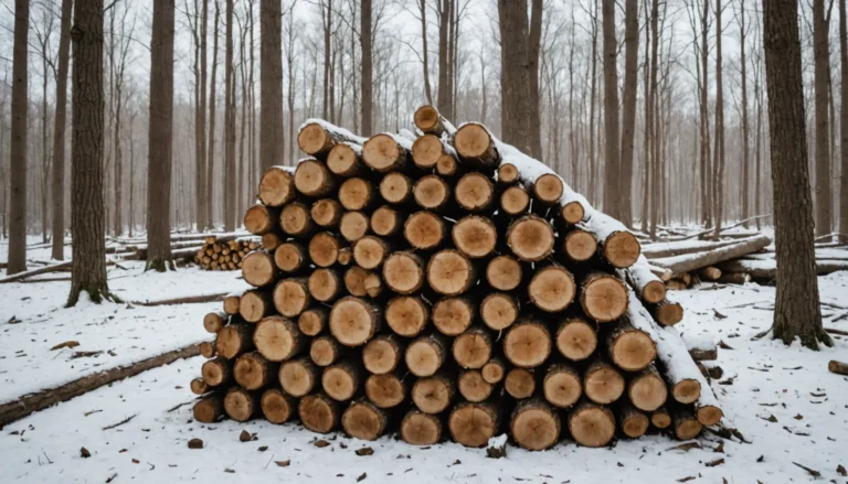 merule sur bois de chauffage