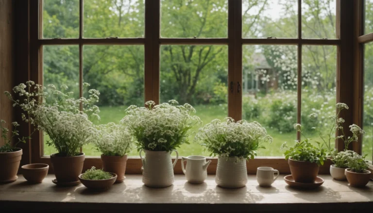 plante avec petites fleurs blanches