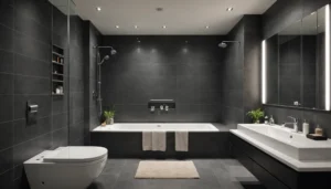 baignoire-douche pour petite salle de bain