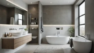 carrelage dans une salle de bain