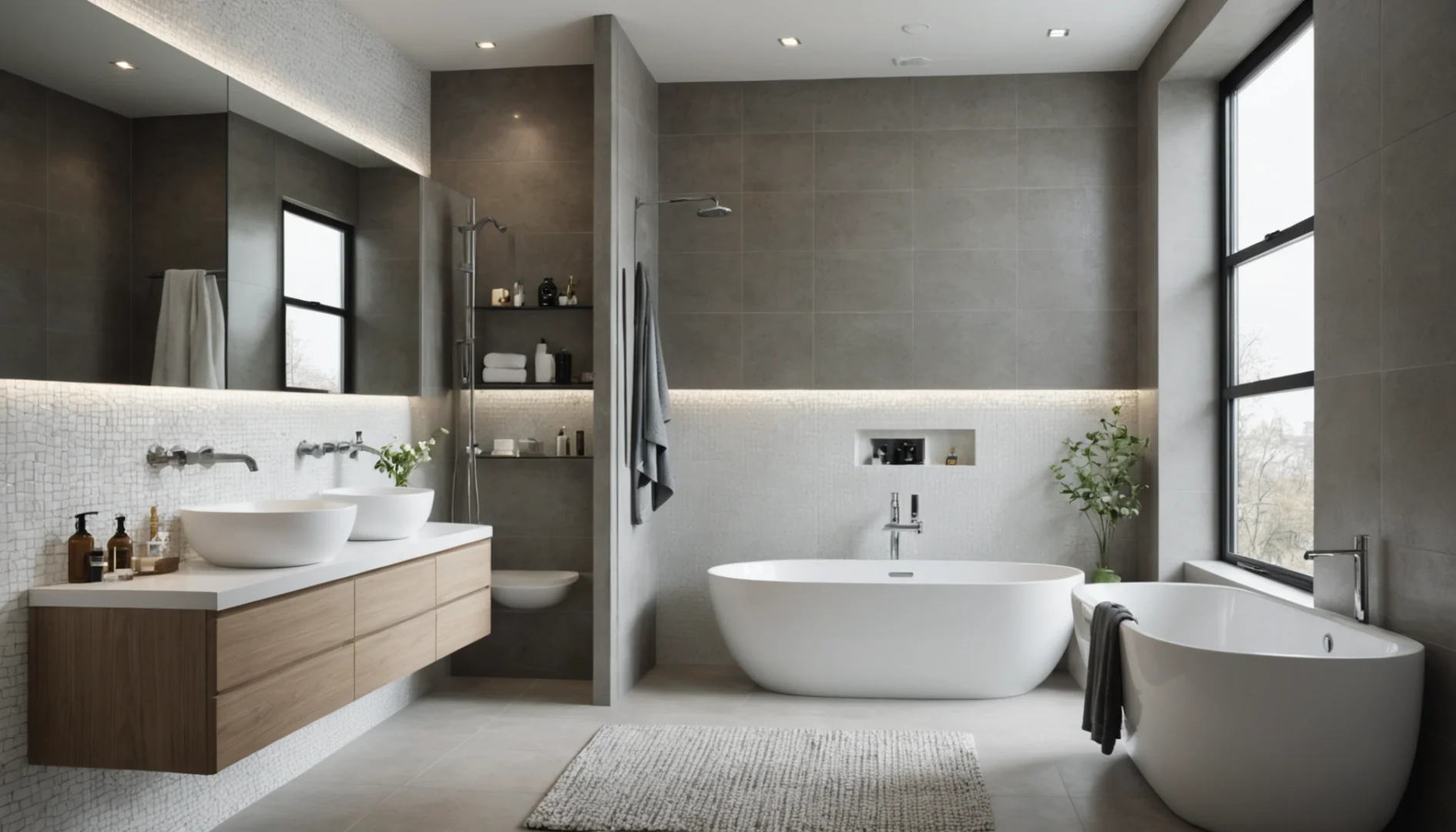 carrelage dans une salle de bain
