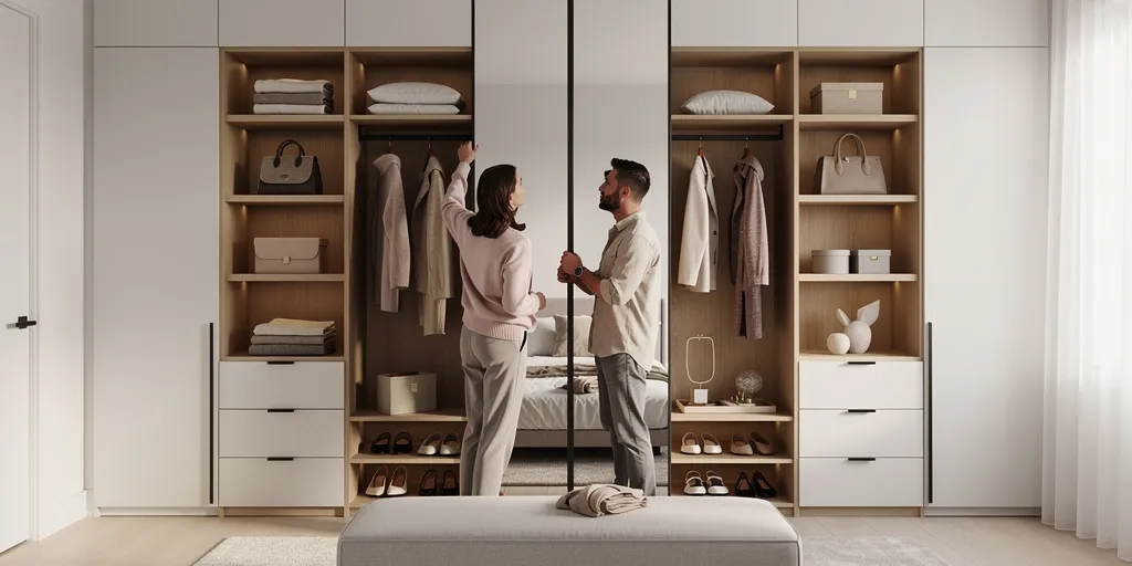 aménagement dressing chambre
