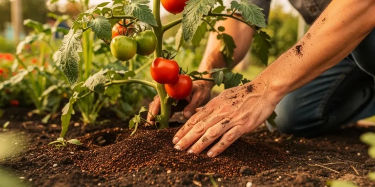 marc de café pour les tomates