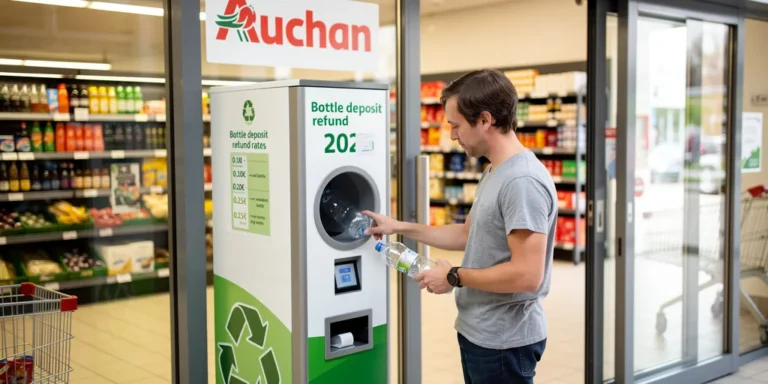 recyclage bouteille plastique tarif auchan
