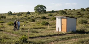 terrain non constructible avec cabanon cadastré
