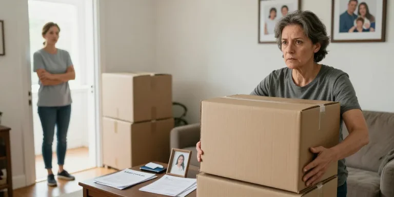 peut on vider la maison avant le divorce