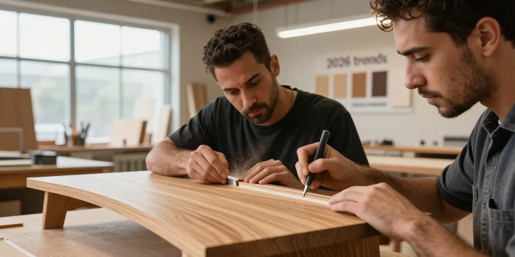 exploration et innovations des techniques de placage bois
