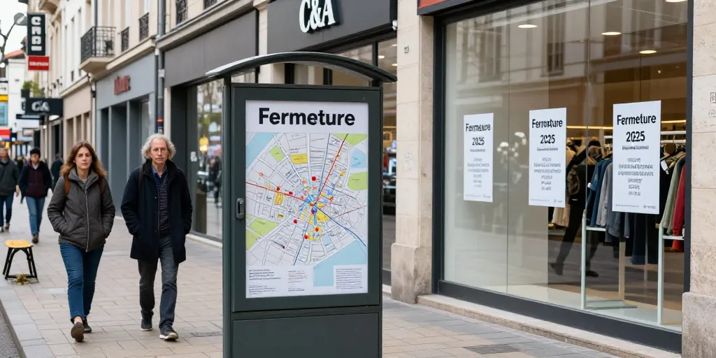 fermeture magasins c&a