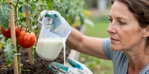 quand mettre du lait au pied des tomates