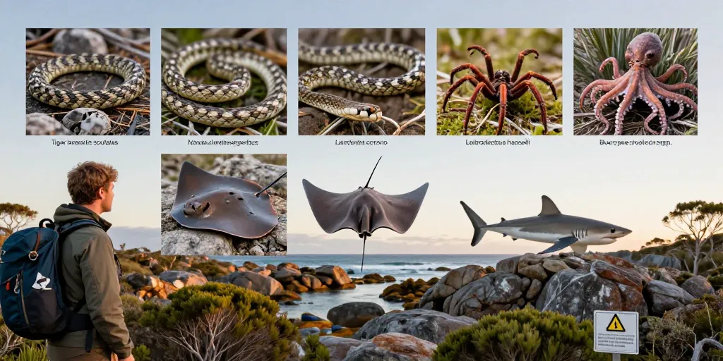 tasmanie animaux dangereux