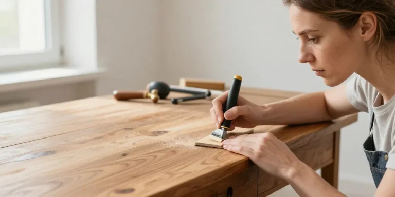 rénover un bureau en bois