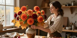 bouquet d'automne art floral