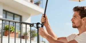 comment fixer un parasol sans pied
