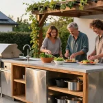 Cuisine d’extérieur : quels critères pour un espace convivial et durable ?