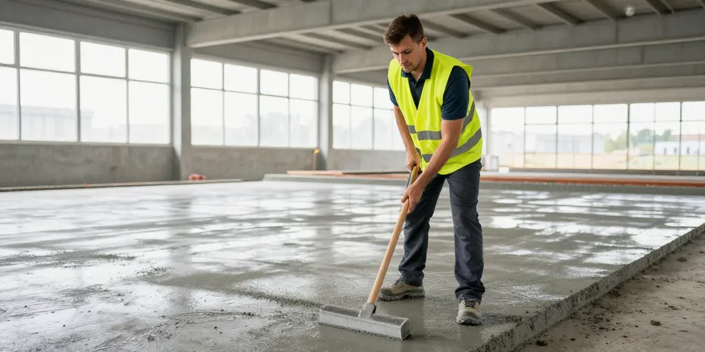 Lisser une dalle béton : outils et méthodes pour prévenir les TMS