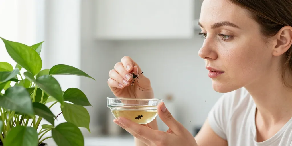 nid de moucheron dans la maison