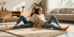 Pourquoi le tapis beige est l'atout secret d'un salon chaleureux ?