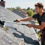 Comment nettoyer une toiture ardoise : la technique pour un entretien sécurisé ?