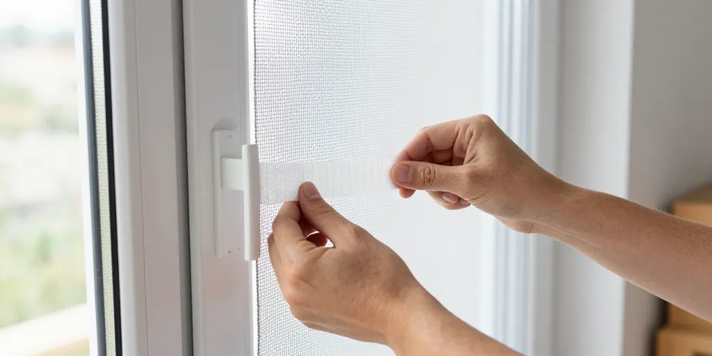 comment fixer moustiquaire fenetre pvc