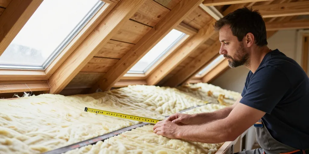 isolation des combles perdus sous toiture