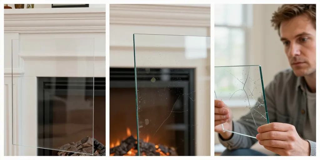 vitre insert cheminée