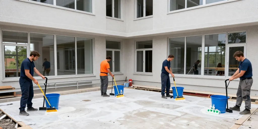 Qui s'occupe du nettoyage des fins de chantier ?
