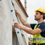 Réglementation BTP : les règles strictes sur l’usage de l’échelle sur chantier