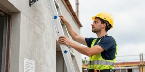 Réglementation BTP : les règles strictes sur l'usage de l'échelle sur chantier
