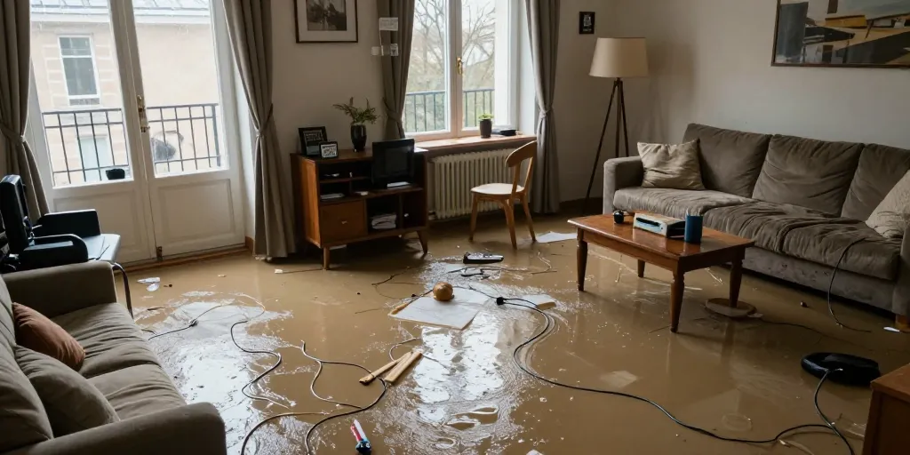 que faire en cas d'inondation dans un appartement