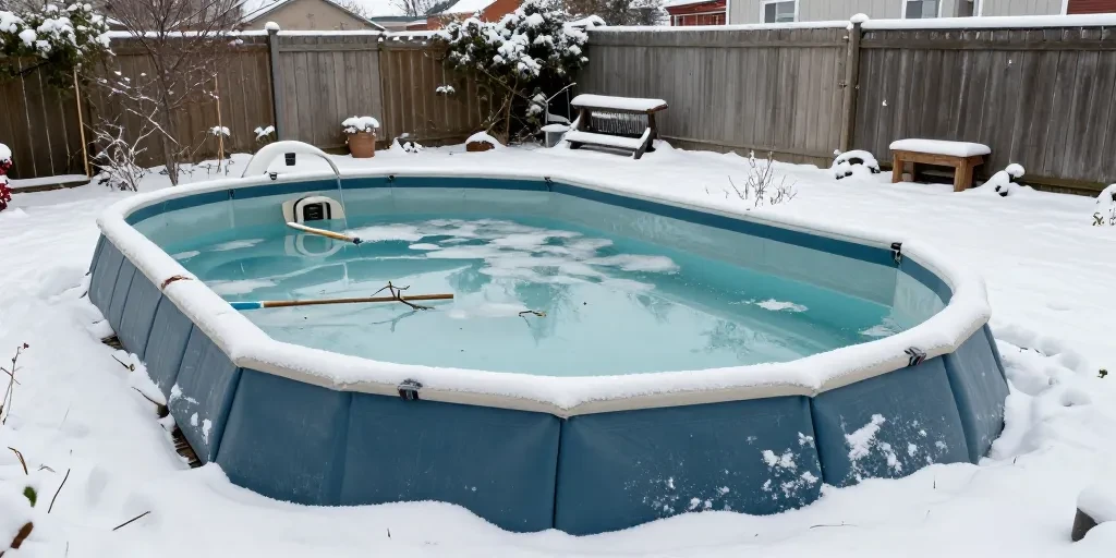 piscine tubulaire hiver